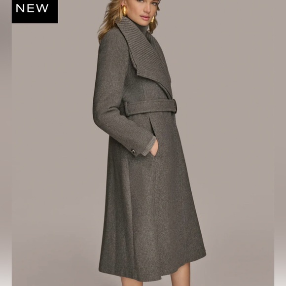DONNA KARAN WOOL COAT - Picture 7 of 12